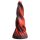 Czarci Pocałunek - skręcone dildo silikonowe - 19cm (czerwony)
