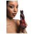 Creature Cocks Hell Kiss - Skręcony silikonowy dildo - 19 cm (czerwony)