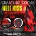 Creature Cocks Hell Kiss - zakręcony silikonowy dildo - 19 cm (czerwony)