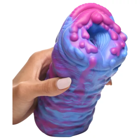 Creature Cocks Cyclone - masturbator alien - silikonowy - fioletowo-różowy