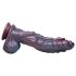 Creature Cocks Hydra - silikonowy dildo - 27 cm (fioletowy)