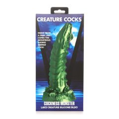   Creature Cocks Cockness Monster - silikonowe dildo z nóżkami zaciskowymi (zielone)