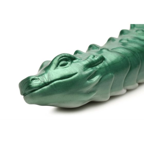 Creature Cocks Cockness Monster - silikonowe dildo z nóżkami zaciskowymi (zielone)