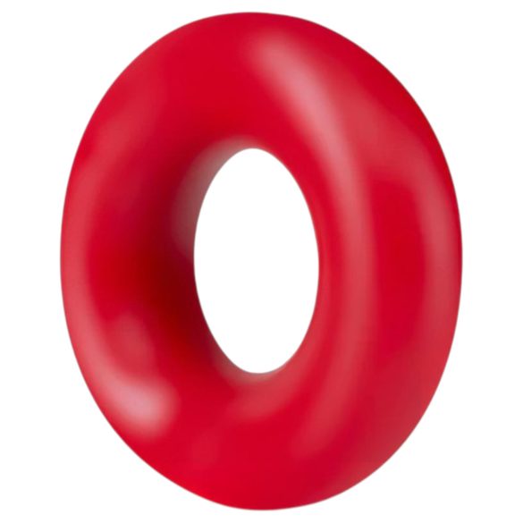 Stay Hard - zestaw pierścieni na penisa - silikon - czerwony