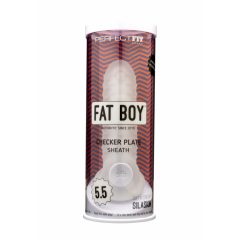   Fat Boy Checker Box - Pochwa na penisa (15 cm) - Mleczna biel