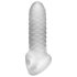Fat Boy Checker - biały rękaw na penisa (15 cm)