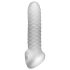 Fat Boy Checker Box - pokrowiec na penisa (17 cm) - biały