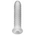 Fat Boy Checker Box - pokrowiec na penisa (17 cm) - biały