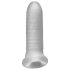 Fat Boy Micro Ribbed - biały rękaw penisowy (15 cm)