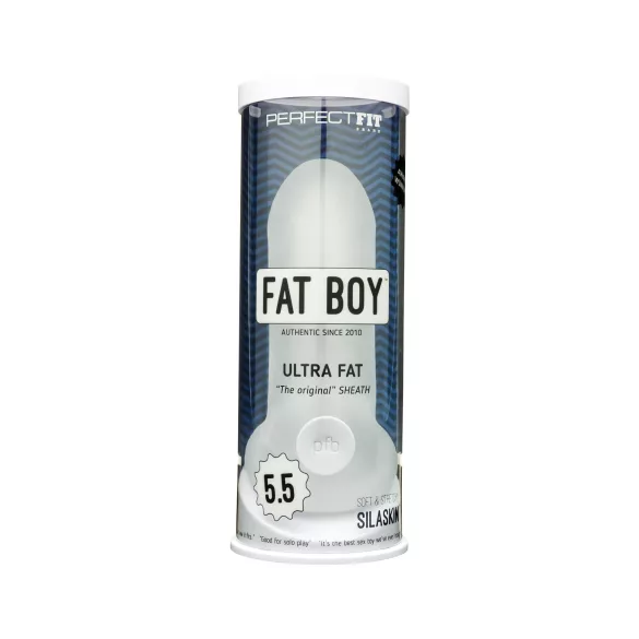 Perfect Fit - Fat Boy Original Ultra Fat - nakładka na penisa (15 cm, biała)