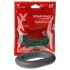 Perfect Fit Ultra Wrap 6 - gruba czarna obrączka dla penisa (15 cm)