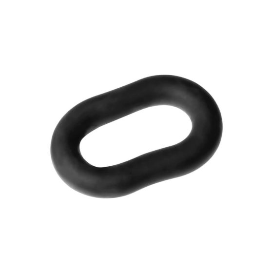 Perfect Fit Ultra Wrap 6 - gruby pierścień na penisa - czarny (15 cm)