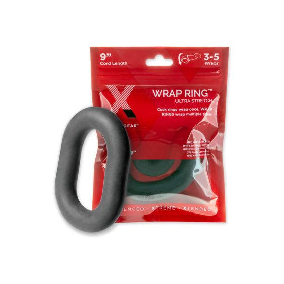 Perfect Fit Ultra Wrap 9 - gruby pierścień na penisa - czarny (22 cm)