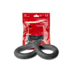   Perfect Fit Ultra Wrap 12 - gruby pierścień na penisa - czarny (30 cm)