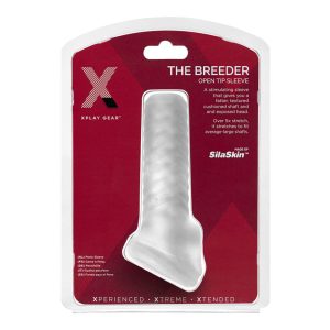 Perfect Fit Breeder - otwarta osłona penisa (mlecznobiała)