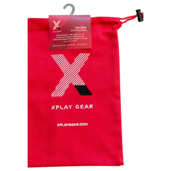 Perfect Fit Play Gear - torba do przechowywania zabawek erotycznych (czerwona)