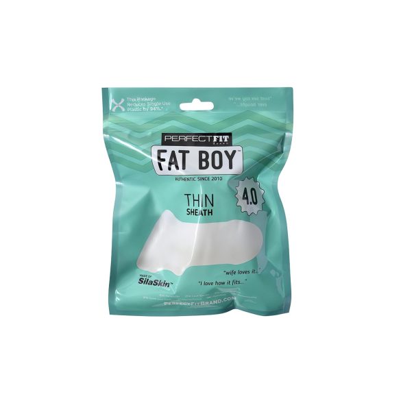 Fat Boy Thin - nakładka na penisa - 10 cm - biała
