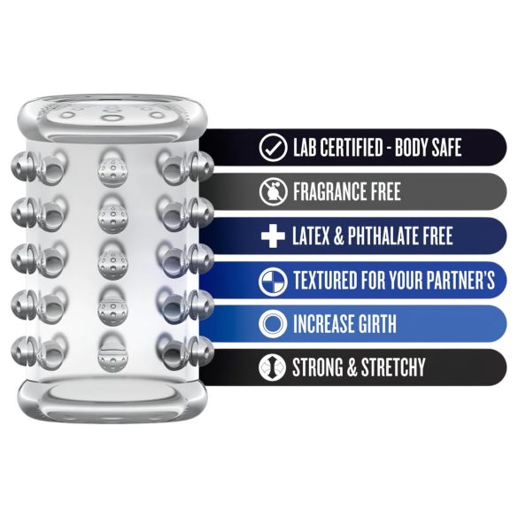 Kryształowo czyste - duże dildo - przezroczyste