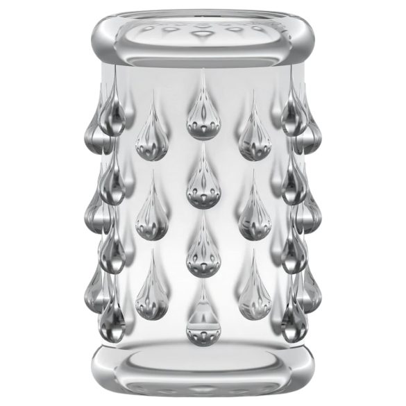 Stay Hard - nakładka na penisa z wypustkami - przezroczysta