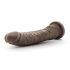 Dr. Skin 8.5 - realistyczny dildo z przyssawką - brązowy (20,5 cm)
