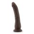 Dr. Skin 8.5 - realistyczny dildo z przyssawką - brązowy (20,5 cm)