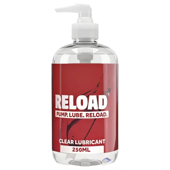 Reload - przezroczysty żel nawilżający na bazie wody w butelce z pompką (250 ml)