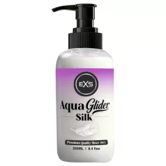   EXS AquaGlider Silk - jedwabisty lubrykant na bazie wody w butelce z pompką (250 ml)