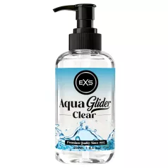   EXS AquaGlider Clear - przezroczysty lubrykant na bazie wody w butelce z pompką (250 ml)