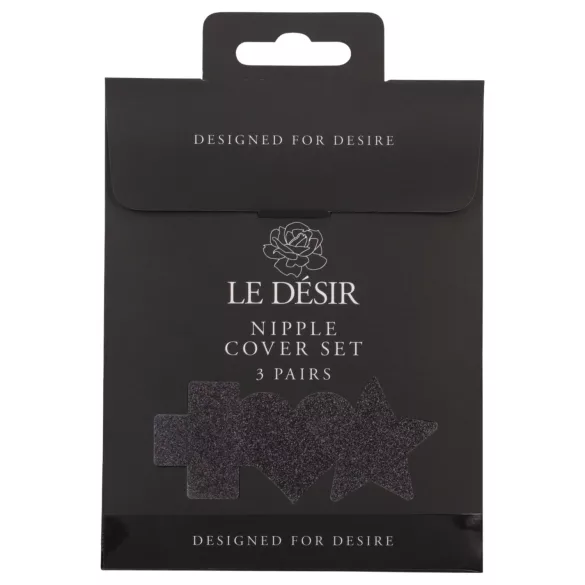 Le Désir - naklejki na sutki - zestaw 3 pary - czarne