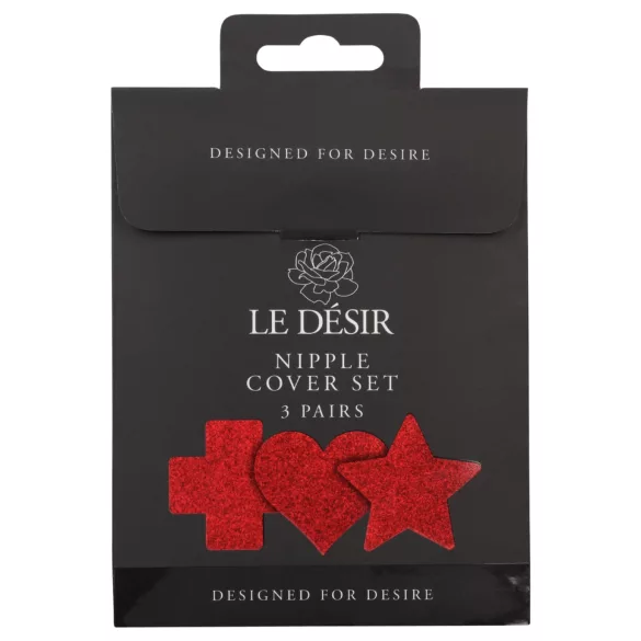 Le Désir - naklejki na sutki - 3 pary - czerwone