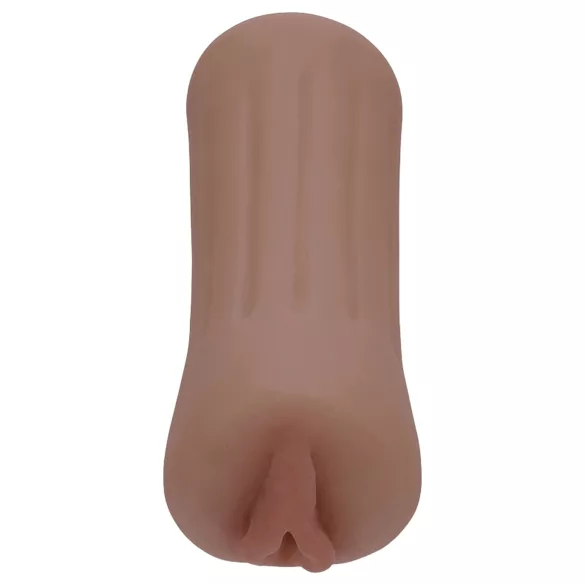 XKIN Beauty Queen Lulu - realistyczna sztuczna cipka masturbator (ciemny naturalny kolor)