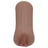 XKIN Beauty Queen Lulu - realistyczna sztuczna cipka masturbator (ciemny naturalny kolor)