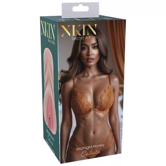 XKIN Honey Celeste - realistyczna sztuczna cipka masturbator (naturalny kolor)