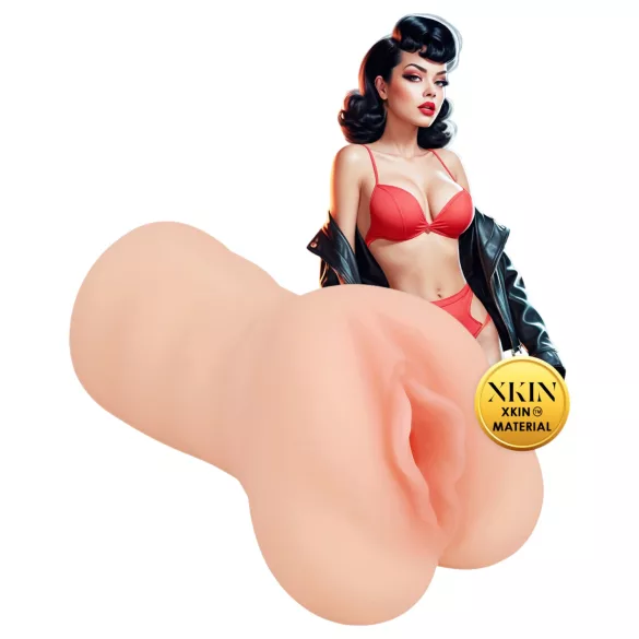 XKIN Greaser Girl Misty - realistyczna sztuczna pochwa masturbator (naturalna)