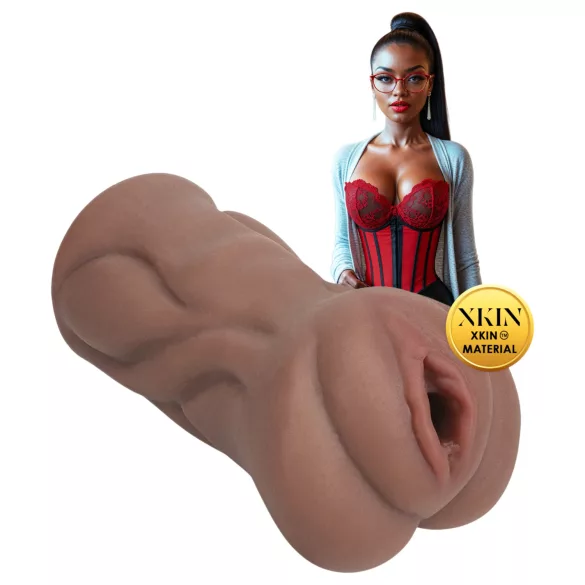 XKIN Librarian Paige - realistyczna sztuczna pochwa masturbator (naturalny)