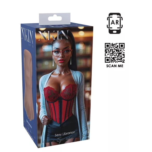 XKIN Librarian Paige - realistyczna sztuczna pochwa masturbator (naturalny)