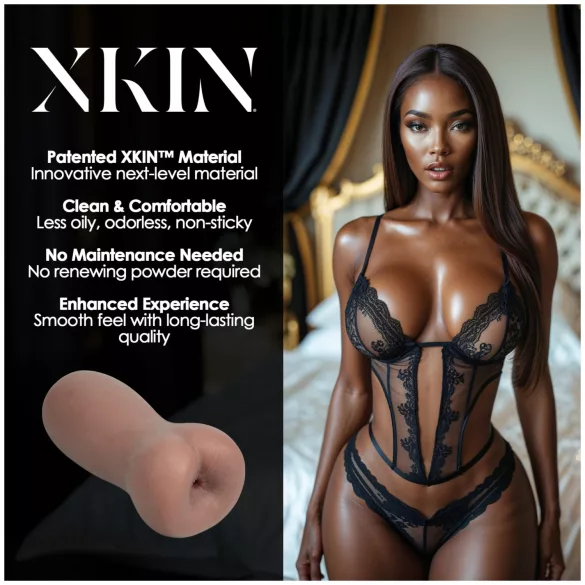 XKIN Eternal Asha - realistyczna sztuczna pupcia - masturbator (naturalny)