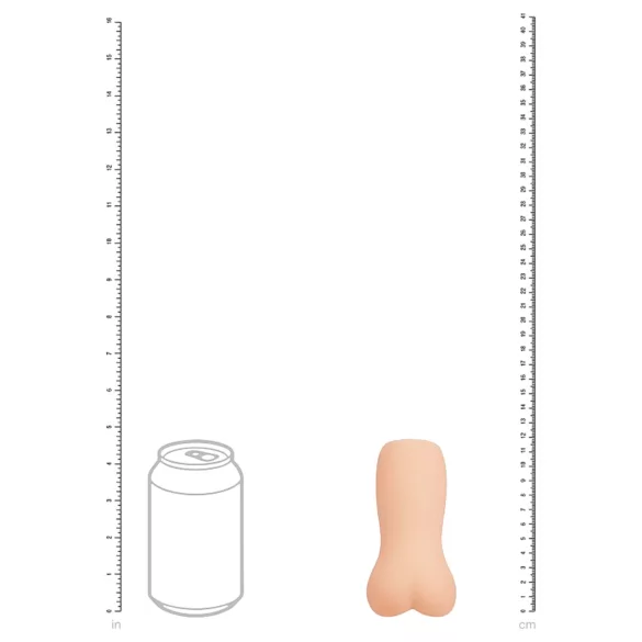 XKIN - realistyczna sztuczna pupcia masturbator - M (naturalny)