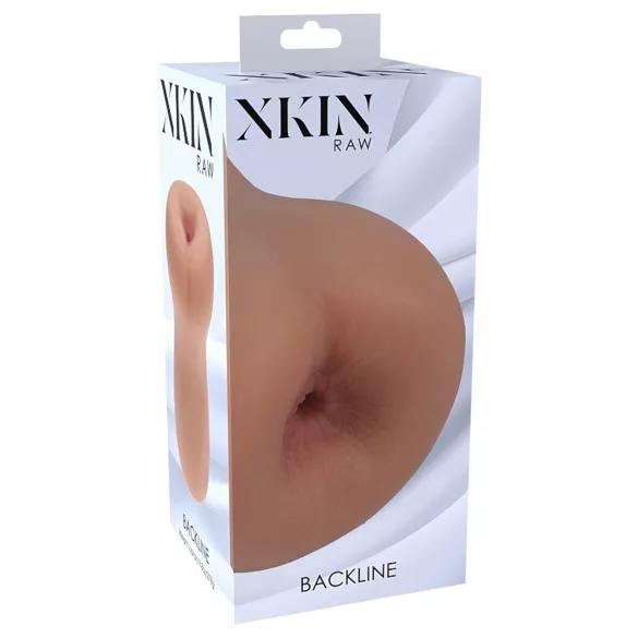 XKIN - realistyczna sztuczna pupa masturbator - M (ciemny naturalny)