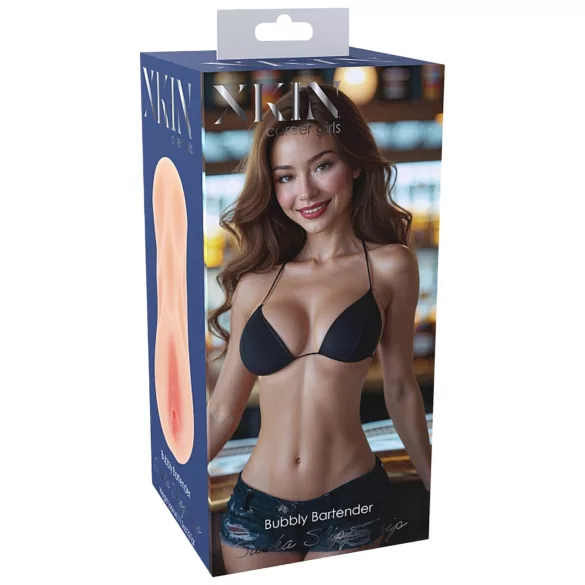 XKIN Bartender Sasha Slippernip - realistyczna sztuczna cipka masturbator (naturalny kolor)