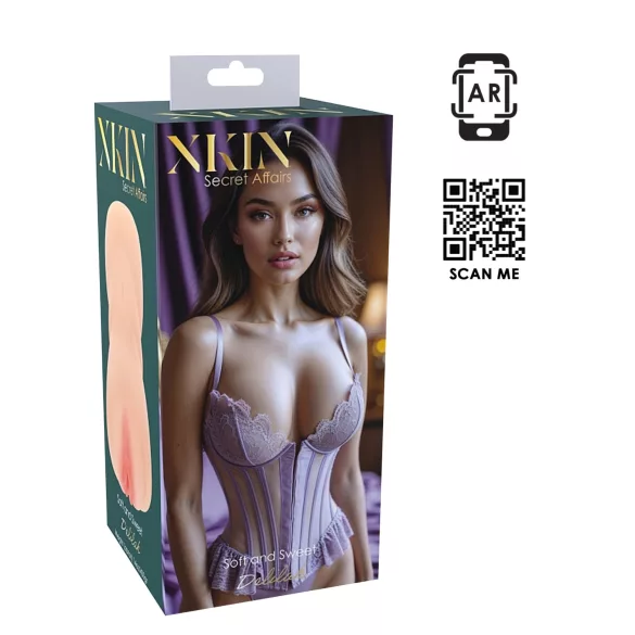 XKIN Sweet Delilah - realistyczna sztuczna wagina, masturbator (naturalny)