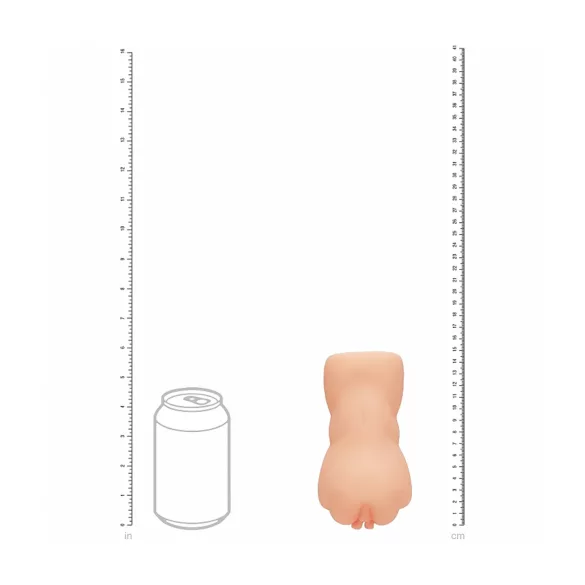 XKIN Sweet Delilah - realistyczna sztuczna wagina, masturbator (naturalny)