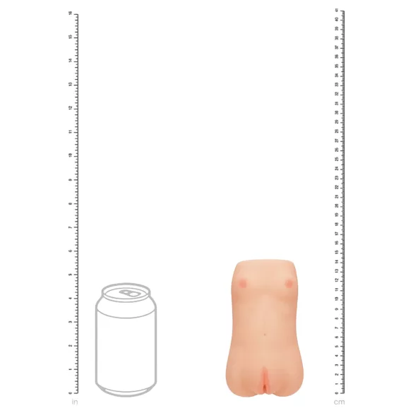 XKIN - realistyczna sztuczna wagina masturbator - L (naturalny kolor)