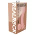 RealRock - realistyczny wibrator o podwójnej gęstości (kolor cielisty) - 18 cm