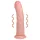 RealRock - wibrator z przyssawką - realistyczny - beżowy 20,5cm
