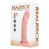 REALROCK - wibrator z przyssawką - naturalny (20,5 cm)