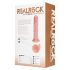 REALROCK - wibrator z przyssawką - naturalny (20,5 cm)