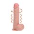 REALROCK - obracający się wibrator - naturalny (20,5cm)