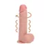 RealRock - wibrator rotacyjny - realistyczny - beżowy 20,5cm