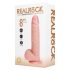 REALROCK - obracający się wibrator - naturalny (20,5cm)